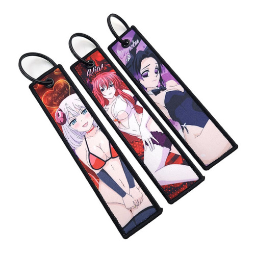 Sublimation Flight Tags Custom Anime Jet tags Keychain