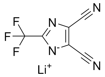 2-Trifluoromethyl-4,5- dicyanoimidazole lithium (LiTDI)