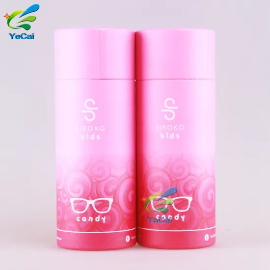 Bulk custom design bronzing process waterproof deodorant kraft cosmetic paper tube packaging