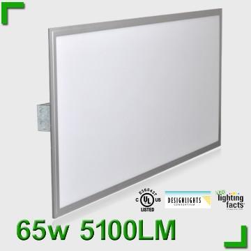 UL light panels 2*4ft 56W 65W 0-10V Dimmable DLC and UL