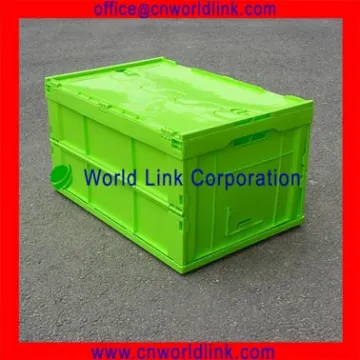 60L Turnover Plastic Foldable Crate