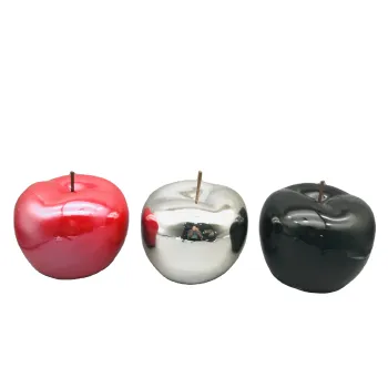 Wholesale Colorful Metallic Gloss Ceramic Silver Decorations