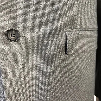 Fashion business grey men slim fit suits