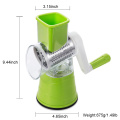 Vegetable Cutter Round Slicer Potato Carrot Onion Grater Slicer with 3 Stainless Steel Chopper Blades Kitchen Accessories
