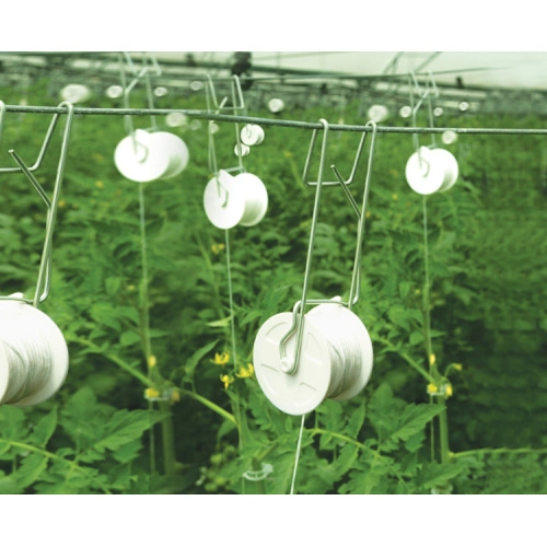 20-Pack Tomato Support Hooks With 33ft String - Plant Clips For Vine Vegetables & Garden Trellising