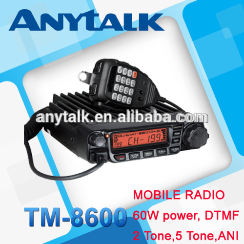 vhf uhf 60W 2 tone 5 tone two way radio mobile