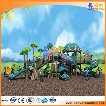 2016 Guangzhou Kids safe Outdoor Anti-crack plastic slide