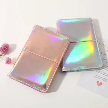 Custom Waterproof Holographic Travel Wallet Silver PU Leather Passport Case for Women" could be shortened to:

"Waterproof Holographic Passport Case for Women" 

However, if you want to keep as much of the original text as possible while making it more SE