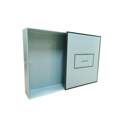 Customized printing slide drawer box ribbon tag