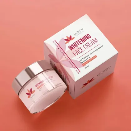 Lady face cream packaging boxes