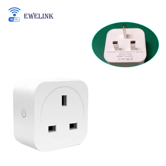 Smart BSD43 UK Plug with WiFi Mesh Energy Monitor for ESP32 ESPhome Firmware - Auto Switch Socket