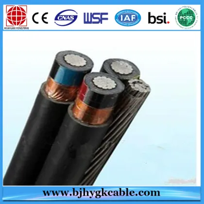 24KV Aluminum Conductor XLPE Aluminum Wire Screen Cable