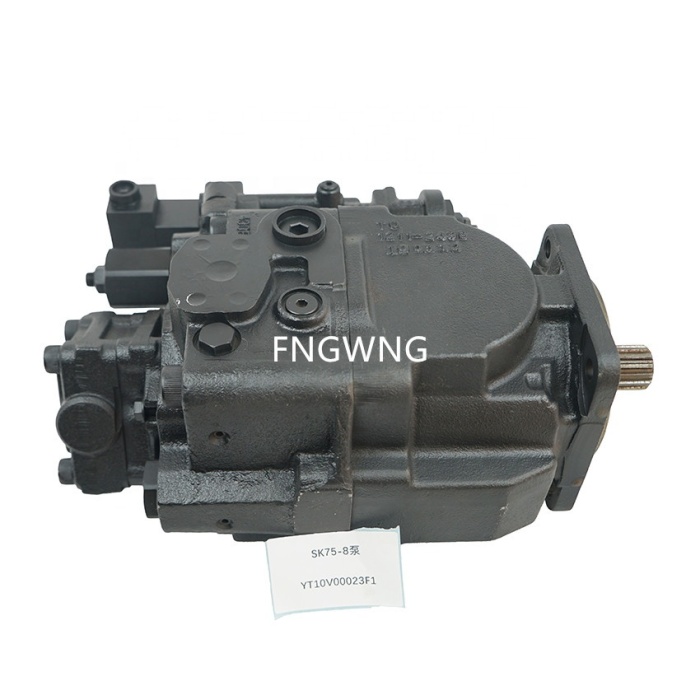 YT10V00016F1 Excavator Hydraulic Piston Pump For Kobelco