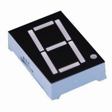 7-segment LED Display with 1.00-inch Single Digit, Used for Audio Equipment, Numeric Display