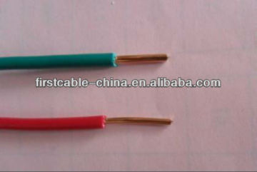 single core BV cables,copper pvc cable,single core pvc insualted wire