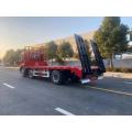 Flatbed truck 3 axles 6x2 excavator carrier