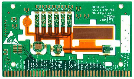 Rigid-Flex PCB(R-FPCB) plugged with epoxy resion PCB