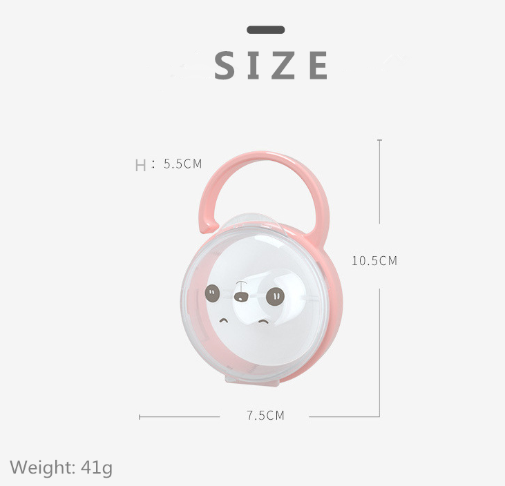 Plastic Pacifier Case Container