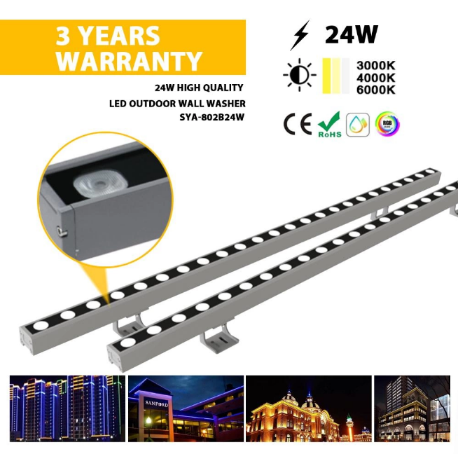 Laveuse murale LED avec bonne dissipation de chaleur