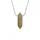 Natural Crystal Double Hexagonal Pointed Gemstone Pendant Necklace with 45cm Chain Gemstone Hexagon Point Pendant choker