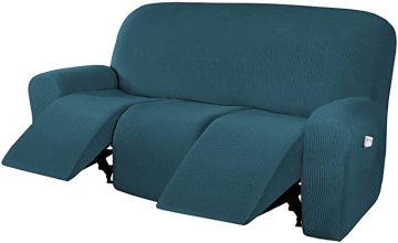 Home Mobili a tre posti Copridivano reclinabile elasticizzato in twill