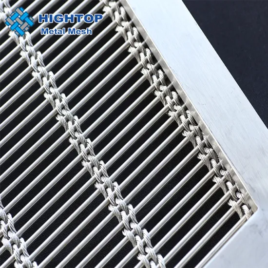 Factory Direct Architectural Decorative Cable Wire Mesh Panels with Frame