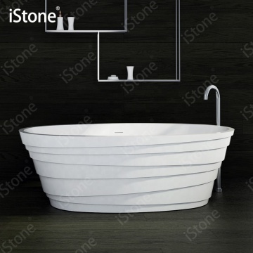 Classic iStone Solid Surface Composite Stone Bathtub WD6555/WD65100