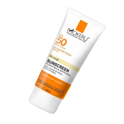 OEM Mokeru Oil-Free Mineral Sunscreen SPF50 for Men