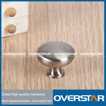 Modern Chrome Plated Round Zinc Alloy Cabinet Door Knobs