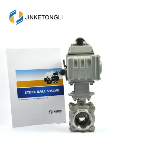 JKTLEB074 electrically actuated compression 90 degree ball valve