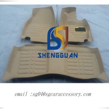 PVC leather  5D car floor mats supplier from China