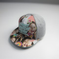 Cotton Jersey Print Snapback Cap