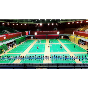 professional BWF indoor sports flooring for badminton