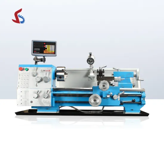 Mini Bench Lathe Machine CJM320A - Metal Small Bench Lathe with Auto Feed and Discount