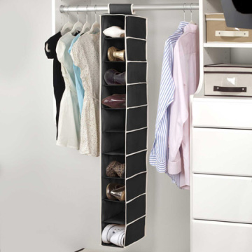 Six Shelf hanging fabric clothing organizer storage drawers