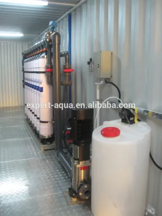 mobile ultrafiltration plants