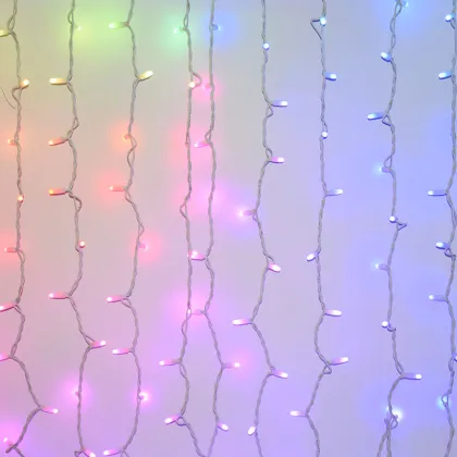 Waterproof LED Christmas Curtain Lights - Wedding & Holiday Decorative Lighting