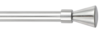 Horn zinc metal finial curtain rod