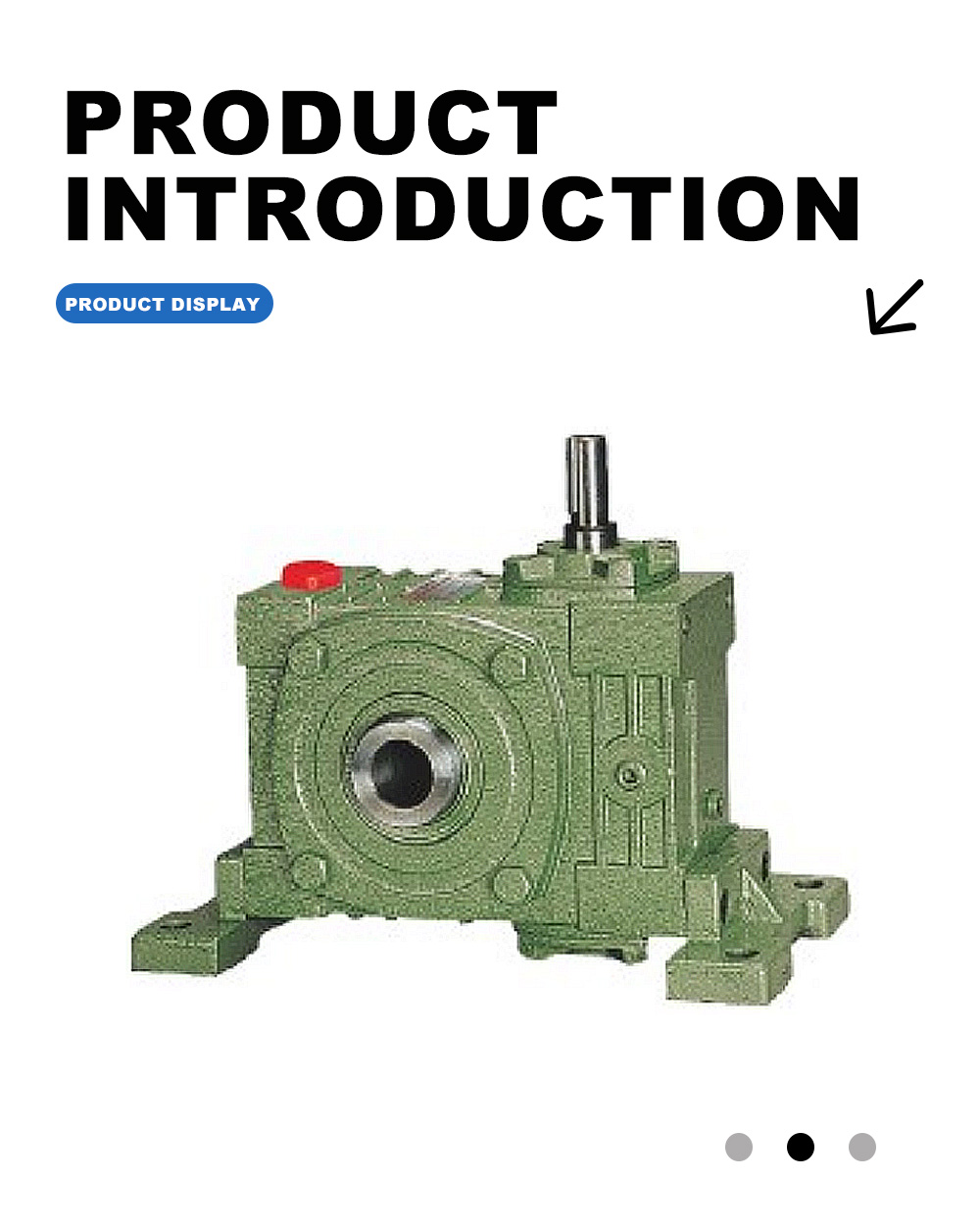 WPWKT Cast Iron Worm Gearbox X
