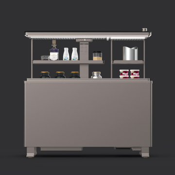150L Home Smart embedded verstelbare ijstafel koelkasten - dubbele deur koelkast vriezer