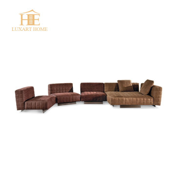 Modern Style Luxury Sectional Couch Sofa Set for Living Room
