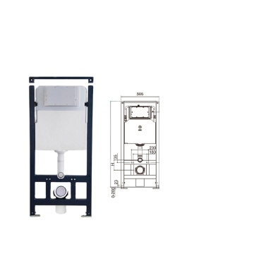 Modern Dual Flush Wall Hung Toilet Cistern and Bathroom Water Tank Solutions