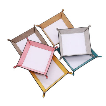 Custom Luxury PU Leather Jewelry Storage Tray