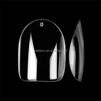 Soft Natural Gel Nail Tips for Office Ladies - Extra Short Round Shape, Full Coverage, NADECO