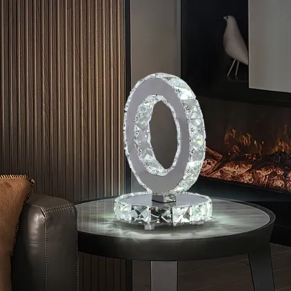 LED Crystal Table Lamps for Home Decor: Dining, Bedside, Hotel, Restaurant, Pub