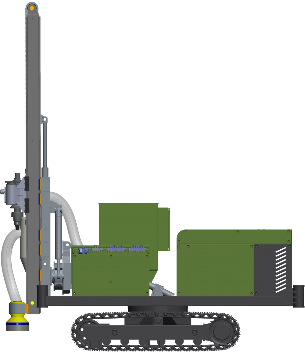 New energy photovoltaic drilling rig