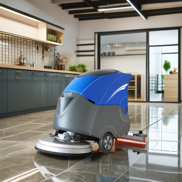 Automatic Ride-On Floor Cleaning Sweeper Scrubber with Dual Brush for Home Use