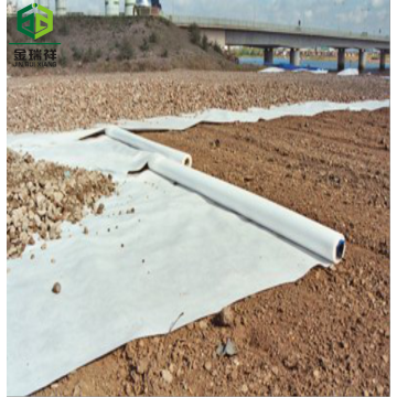 Pet Geotextil Rolls Stabilización Road White 300GSM