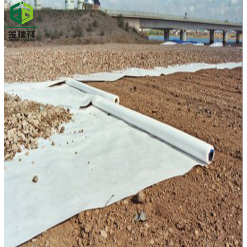 Pet Geotextile Rolls Stabilisasi Jalan Putih 300gsm