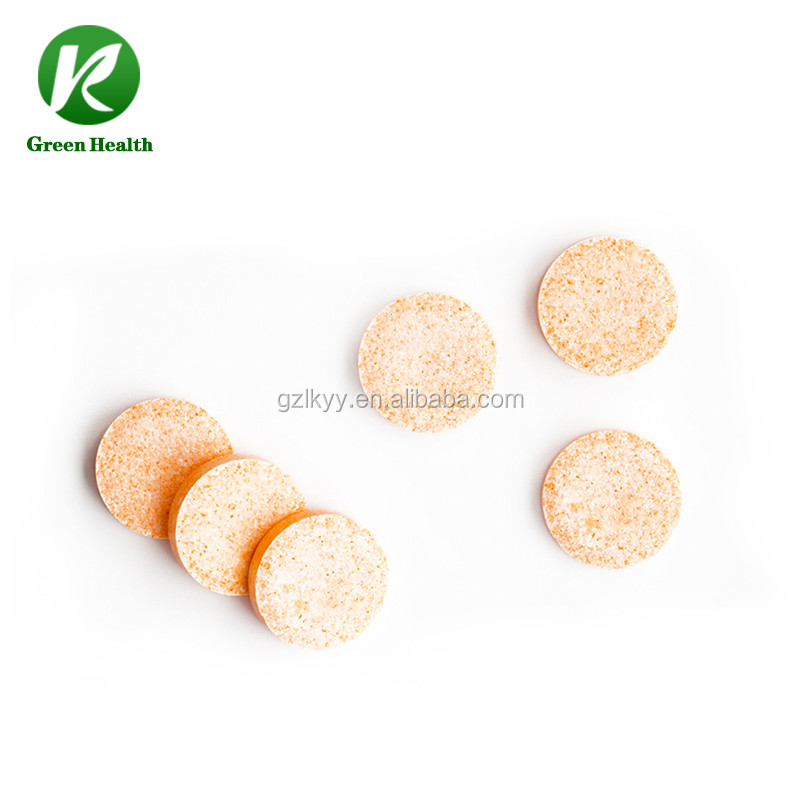 OEM ODM Lemon Flavor Collagen Effervescent Tablets Skin Care Protein Effervescent Tablets